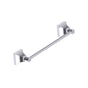 Kartners - GLASGOW - 12-inch Bathroom Towel Bar-Polished Chrome - Polished Chrome