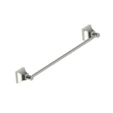 Kartners - GLASGOW - 18-inch Bathroom Towel Bar-Brushed Nickel - Brushed Nickel