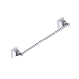 Kartners - GLASGOW - 18-inch Bathroom Towel Bar-Polished Chrome - Polished Chrome