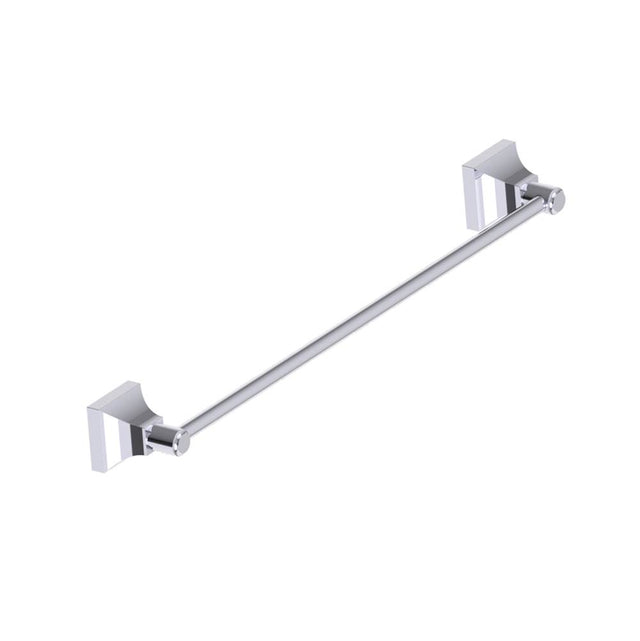 Kartners - GLASGOW - 18-inch Bathroom Towel Bar-Polished Chrome - Polished Chrome