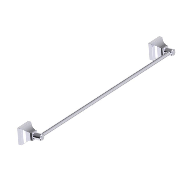 Kartners - GLASGOW - 30-inch Bathroom Towel Bar-Polished Chrome - Polished Chrome