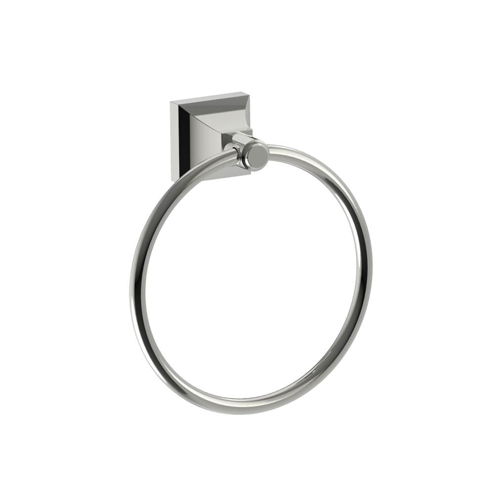 Kartners - GLASGOW - Towel Ring-Polished Nickel - Polished Nickel