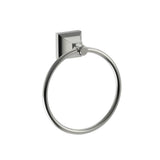 Kartners - GLASGOW - Towel Ring-Brushed Nickel - Brushed Nickel