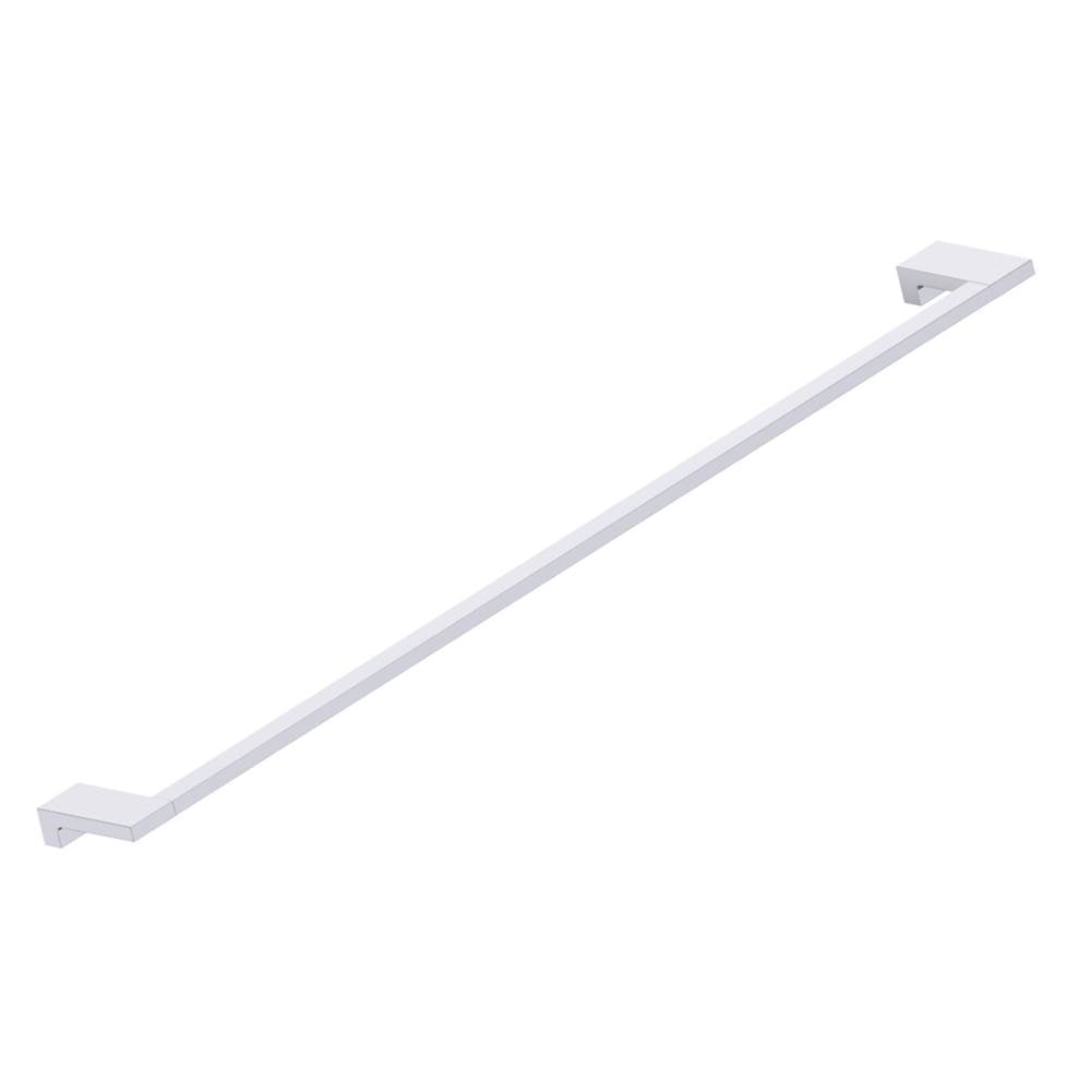 Kartners - NAPLES - 24-inch Bathroom Towel Bar-Polished Chrome - Polished Chrome