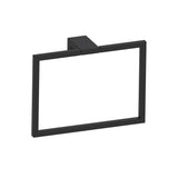 Kartners - NAPLES - Square Towel Ring-Matte Black - Matte Black