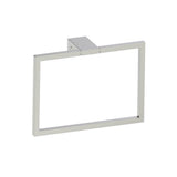 Kartners - NAPLES - Square Towel Ring-Brushed Nickel - Brushed Nickel