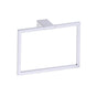 Kartners - NAPLES - Square Towel Ring-Polished Chrome - Polished Chrome