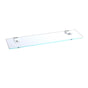 Kartners - NAPLES - 20-inch Glass Shelf-Polished Chrome - Polished Chrome