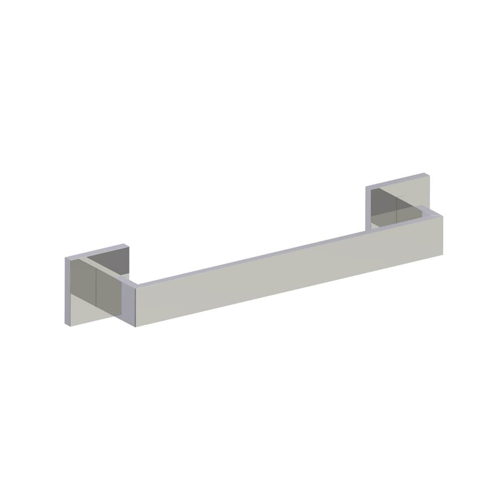 Kartners - HAMBURG - 12-inch Bathroom Towel Bar -Polished Nickel - Polished Nickel