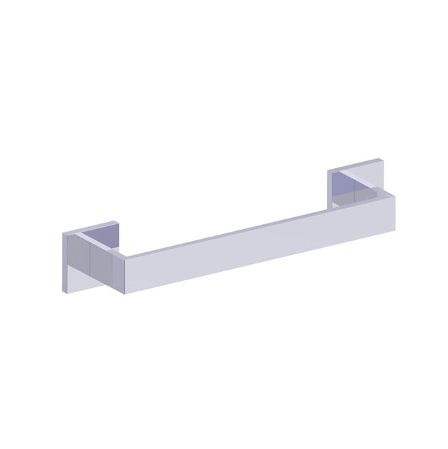 Kartners - HAMBURG - 12-inch Bathroom Towel Bar -Polished Chrome - Polished Chrome