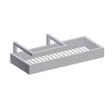 Kartners - HAMBURG - Shower Basket -Brushed Nickel - Brushed Nickel