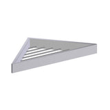 Kartners - HAMBURG - Corner Shower Basket -Brushed Nickel - Brushed Nickel