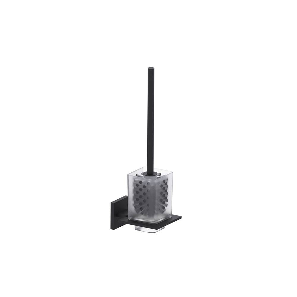 Kartners - HAMBURG - Toilet Brush Set -Matte Black - Matte Black