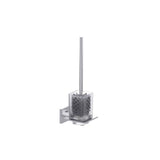 Kartners - HAMBURG - Toilet Brush Set -Brushed Nickel - Brushed Nickel