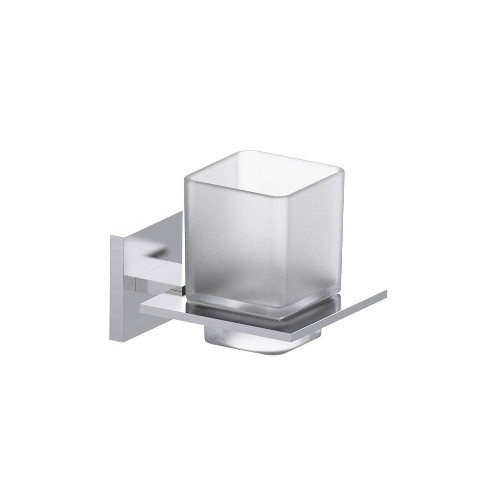 Kartners - HAMBURG - Tumbler Holder -Brushed Nickel - Brushed Nickel