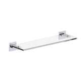 Kartners - HAMBURG - Glass Shelf -Polished Chrome - Polished Chrome