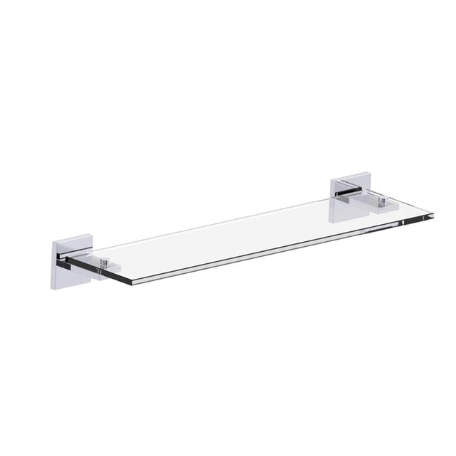 Kartners - HAMBURG - Glass Shelf -Polished Chrome - Polished Chrome