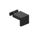 Kartners - HAMBURG - Single Shower Door Handle -Matte Black - Matte Black