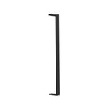 Kartners - HAMBURG - 24-inch Shower Door Handle Single Sided-Matte Black - Matte Black