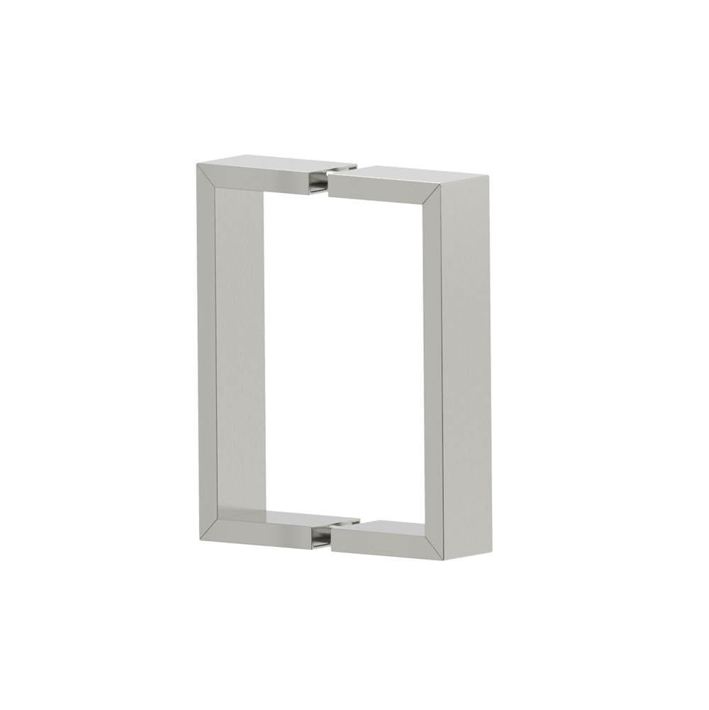 Kartners - HAMBURG - 6-inch Shower Door Handle Double Sided-Brushed Nickel - Brushed Nickel