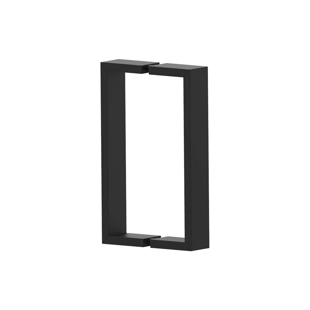 Kartners - HAMBURG - 8-inch Shower Door Handle Double Sided-Matte Black - Matte Black