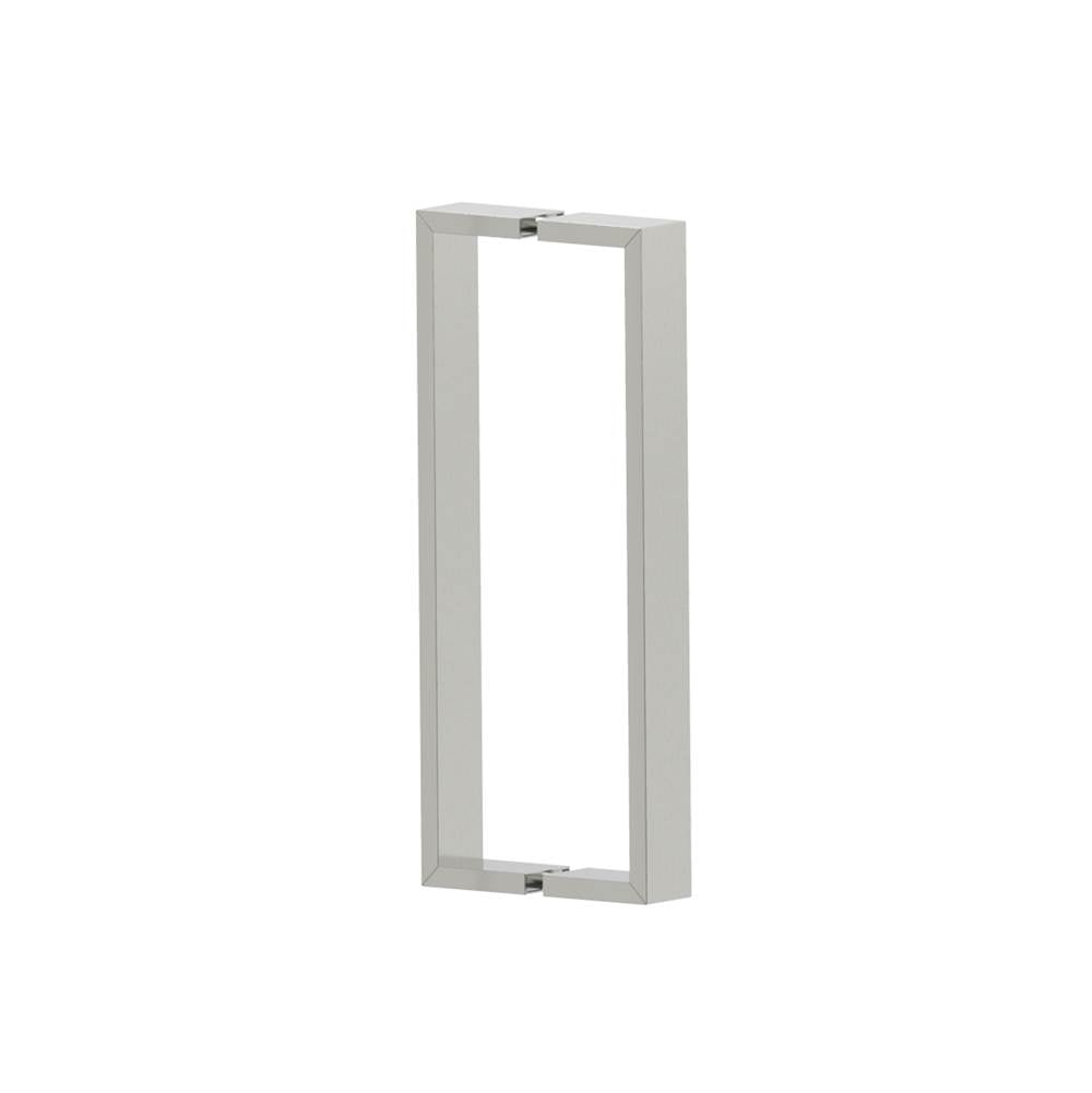 Kartners - HAMBURG - 12-inch Shower Door Handle Double Sided-Brushed Nickel - Brushed Nickel