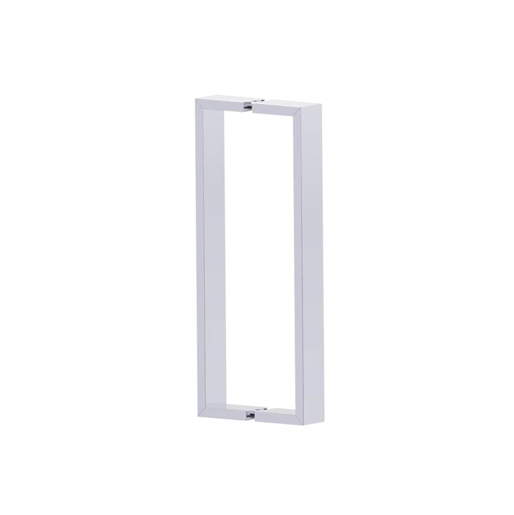 Kartners - HAMBURG - 12-inch Shower Door Handle Double Sided-Polished Chrome - Polished Chrome