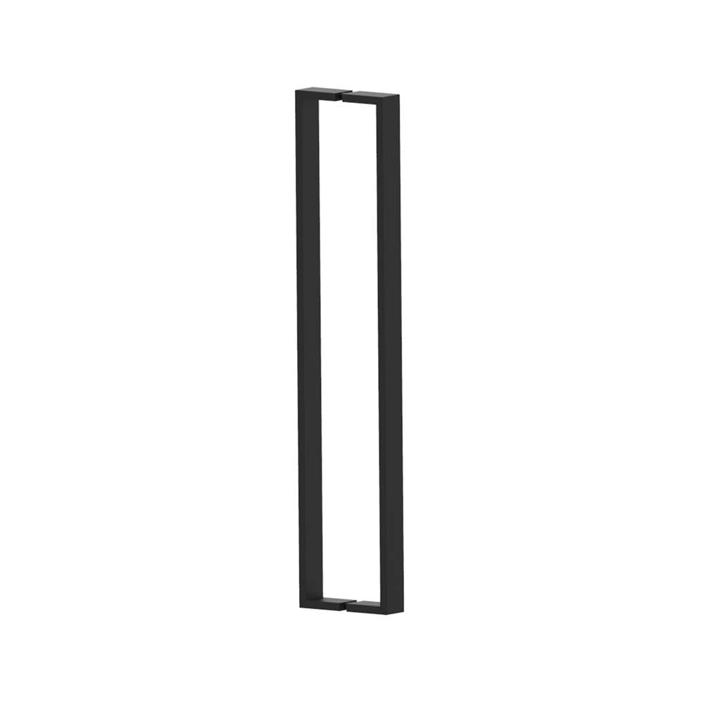 Kartners - HAMBURG - 24-inch Shower Door Handle Double Sided-Matte Black - Matte Black