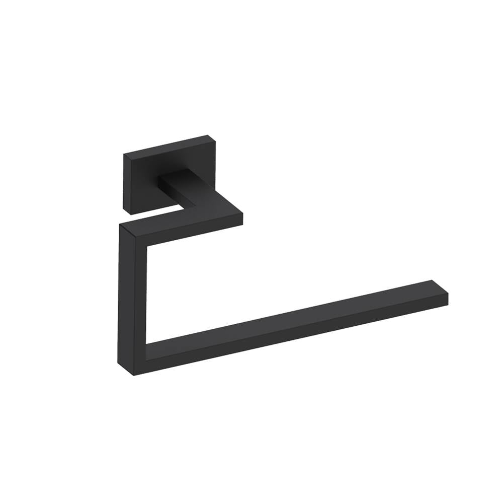 Kartners - VIENNA -  Towel Ring -Matte Black - Matte Black