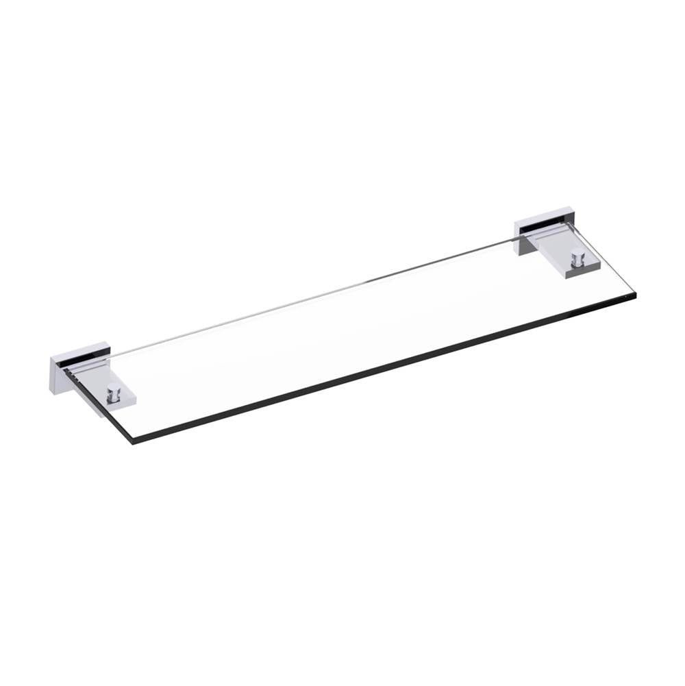Kartners - VIENNA -  Glass shelf -Polished Chrome - Polished Chrome