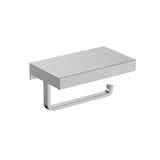 Kartners - HOTEL - Toilet Paper Holder with Shelf-Brushed Nickel - Brushed Nickel