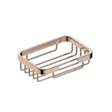 Kartners - Bath & Shower Baskets - Wire Basket -  Rectangle-Prosecco Bronze - Prosecco Bronze