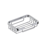 Kartners - Bath & Shower Baskets - Wire Basket -  Rectangle-Polished Nickel - Polished Nickel
