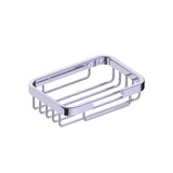 Kartners - Bath & Shower Baskets - Wire Basket -  Rectangle-Polished Chrome - Polished Chrome