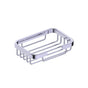 Kartners - Bath & Shower Baskets - Wire Basket -  Rectangle-Polished Chrome - Polished Chrome