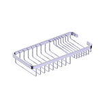 Kartners - Bath & Shower Baskets - Wire Basket with Soap Holder-Gunmetal - Gun Metal