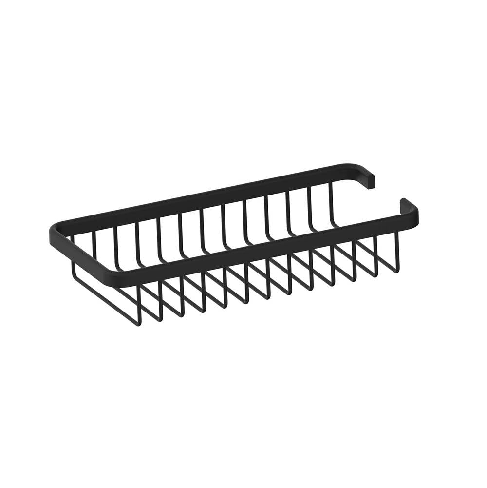 Kartners - Bath & Shower Baskets - Wire Basket-Matte Black - Matte Black