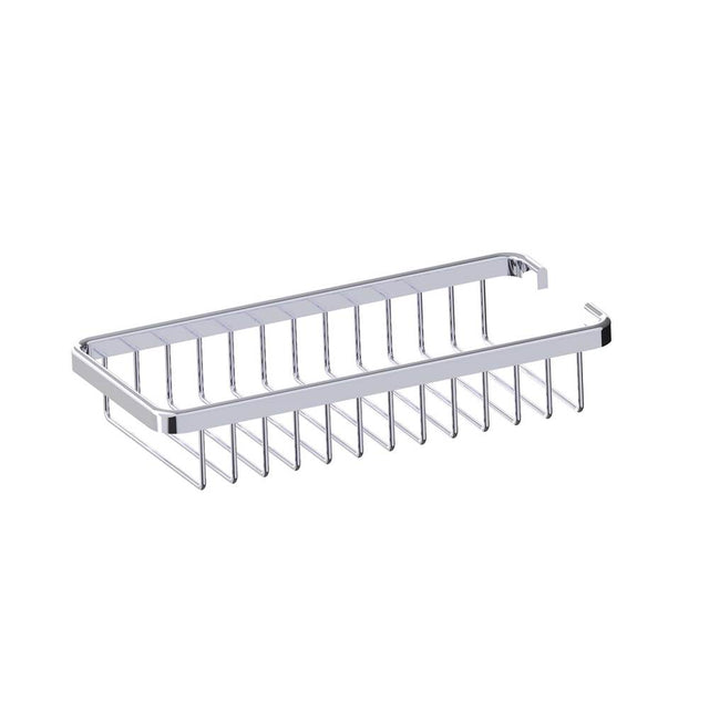 Kartners - Bath & Shower Baskets - Wire Basket-Polished Chrome - Polished Chrome