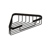 Kartners - Bath & Shower Baskets - Wire Basket - Corner Mount-Matte Black - Matte Black