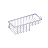 Kartners - Bath & Shower Baskets - Wire Basket with Hooks-Polished Chrome - Polished Chrome