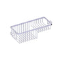 Kartners - Bath & Shower Baskets - Wire Basket with Hooks-Polished Chrome - Polished Chrome