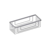 Kartners - Bath & Shower Baskets - 12-inch Wire Basket-Brushed Nickel - Brushed Nickel