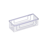 Kartners - Bath & Shower Baskets - 12-inch Wire Basket-Polished Chrome - Polished Chrome