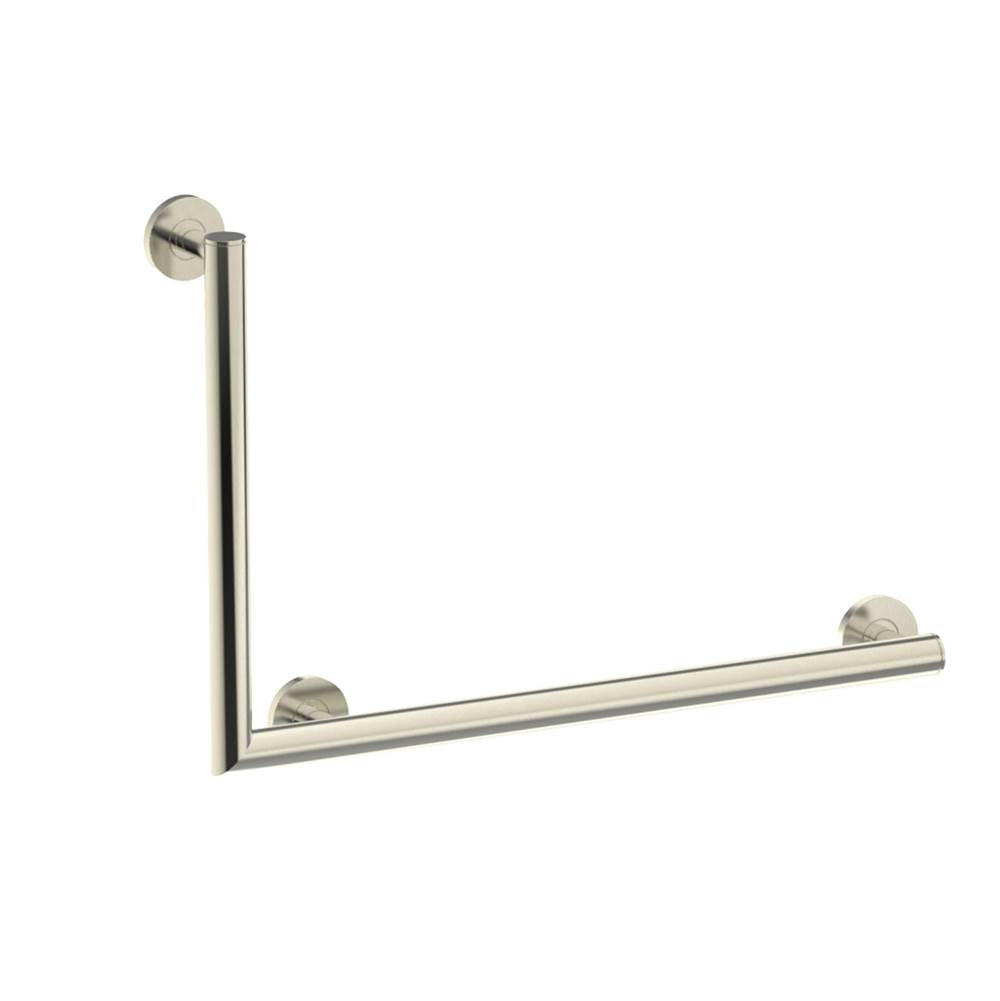 Kartners - Angle Grab Bar-Brushed Nickel - Brushed Nickel