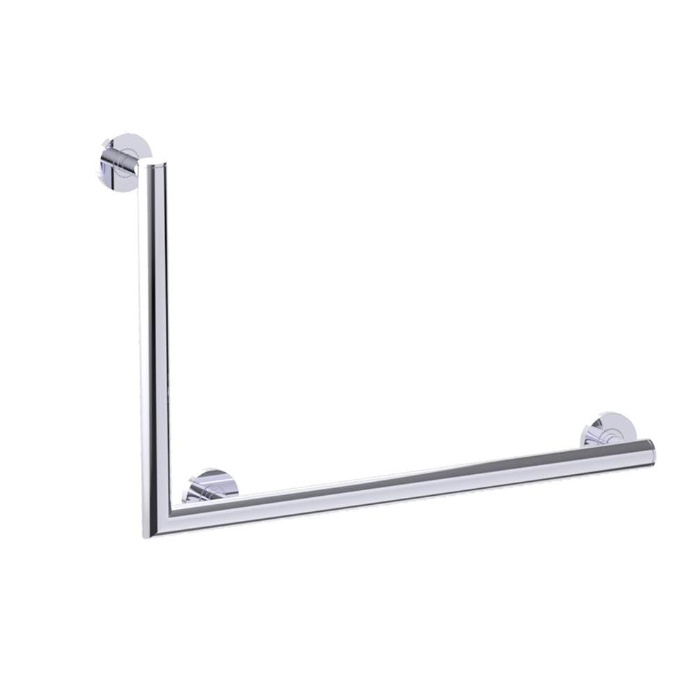 Kartners - Angle Grab Bar-Polished Chrome - Polished Chrome