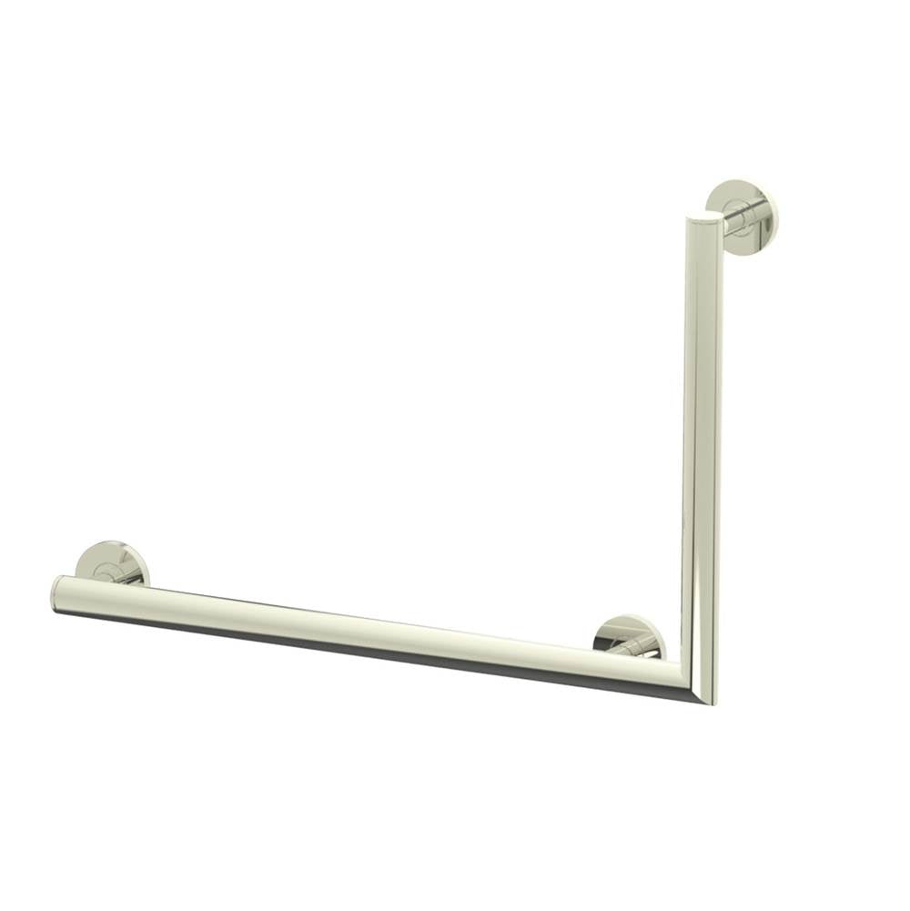 Kartners - Angle Grab Bar (Left)-Polished Nickel - Polished Nickel