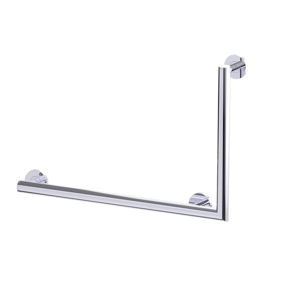 Kartners - Angle Grab Bar (Left)-Polished Chrome - Polished Chrome