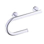 Kartners - Grab Bar with Paper Holder (Right)-Polished Chrome - Polished Chrome
