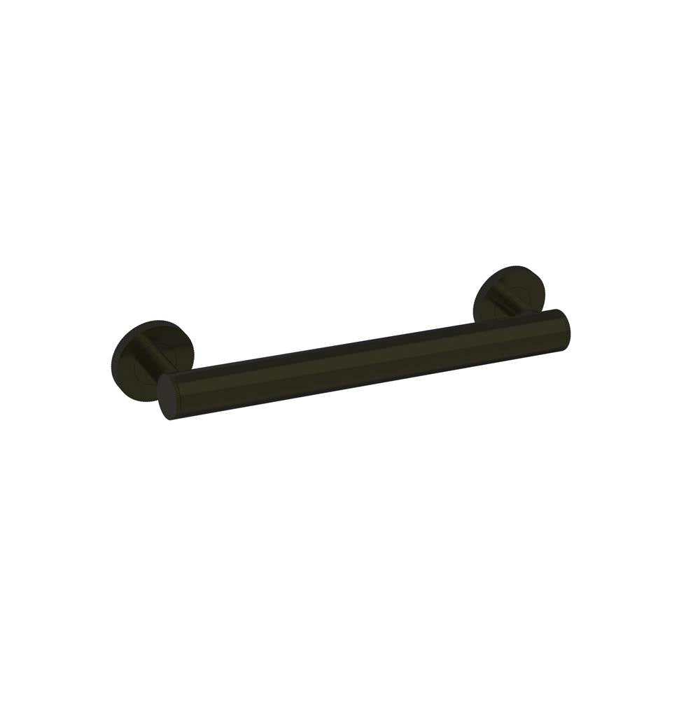Kartners - 9100K Knurled Series 12-inch Round Grab Bar-Matte Black - Matte Black
