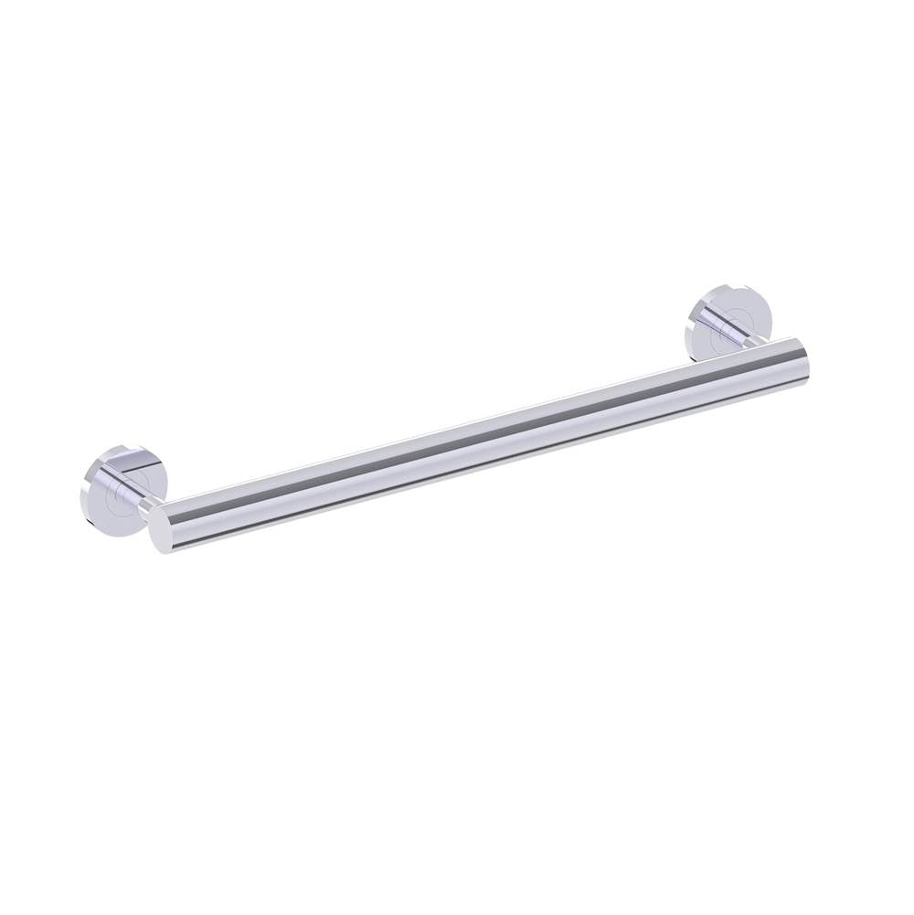 Kartners - 9100 Series 18-inch Round Grab Bar 35mm-Polished Chrome - Polished Chrome